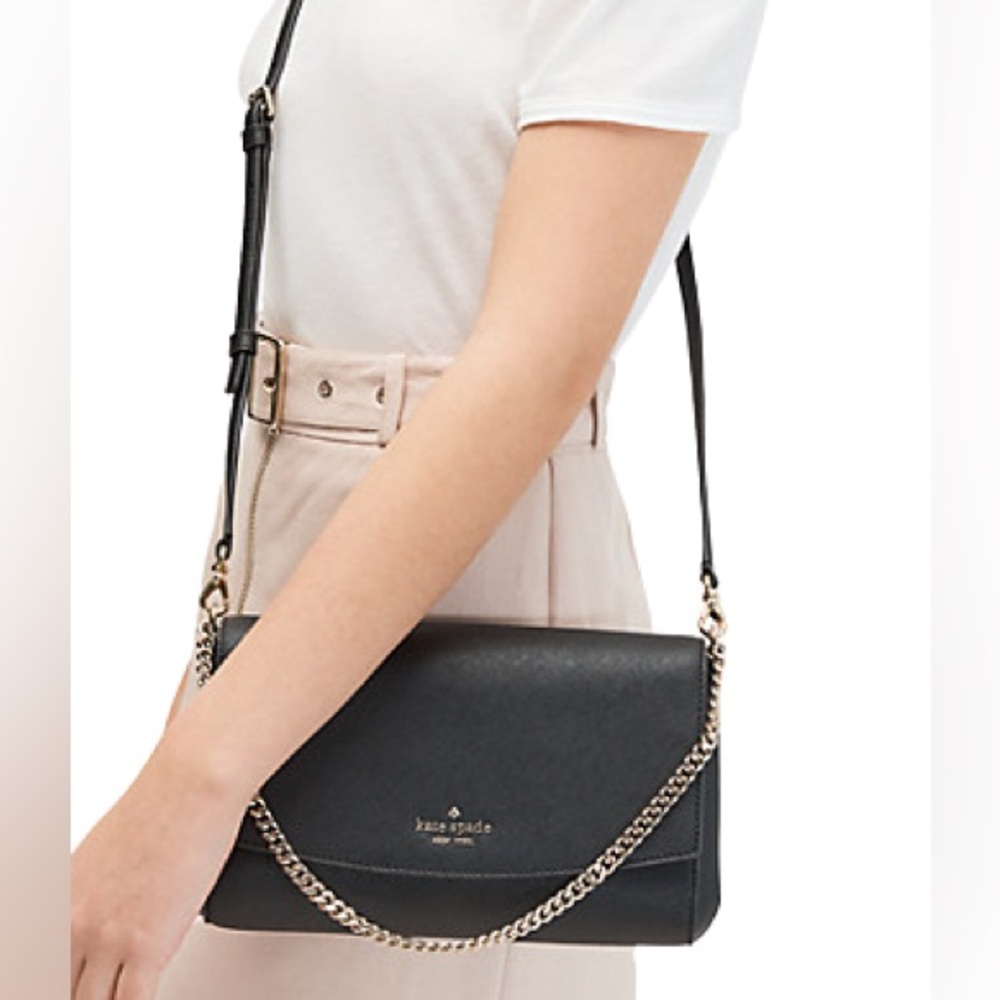 NWT Kate Spade Laurel Way Greet Black Crossbody Bag